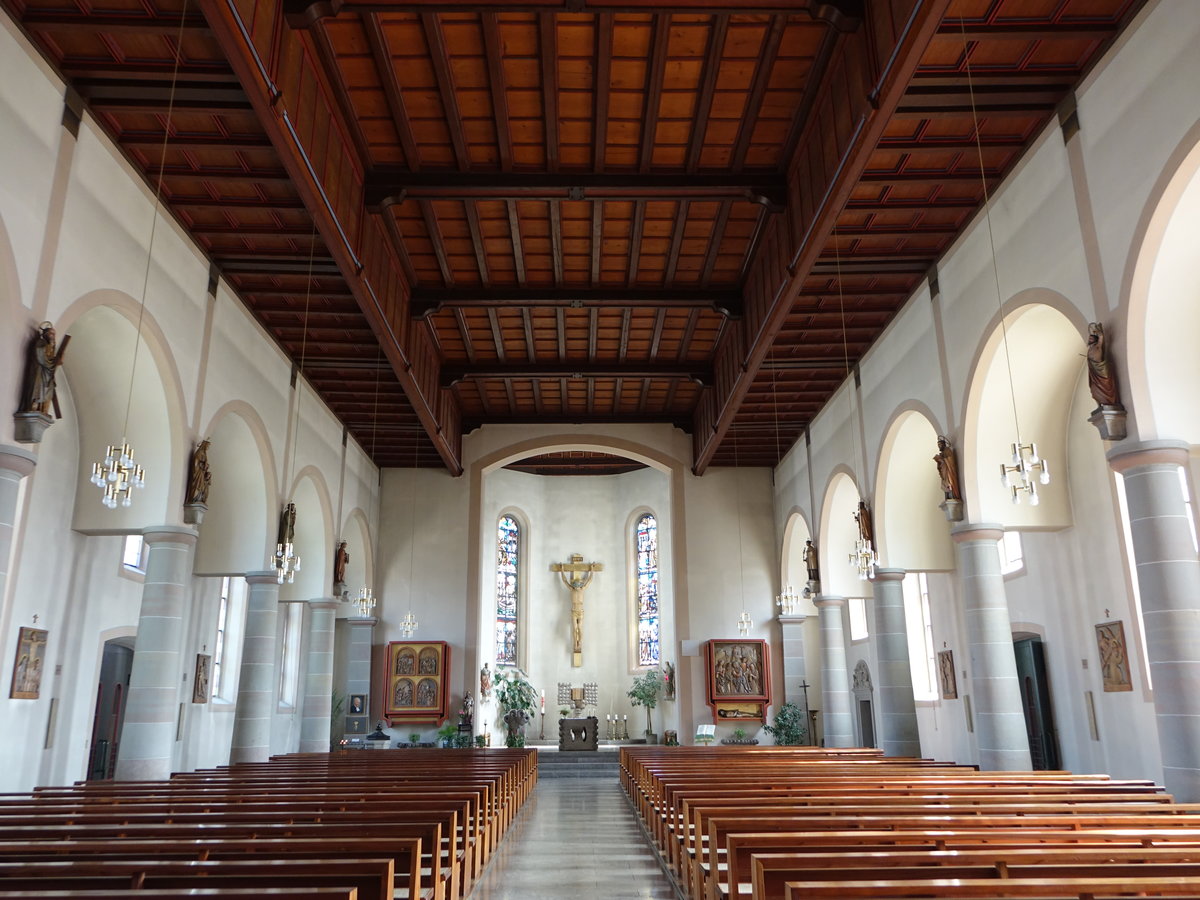 Villingendorf, Innenraum der kath. St. Gallus Kirche (19.08.2018)