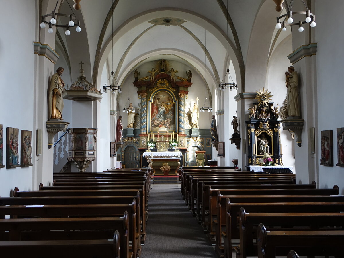 Vinsebeck, barocke Altre in der St. Johannes Kirche (05.10.2021)