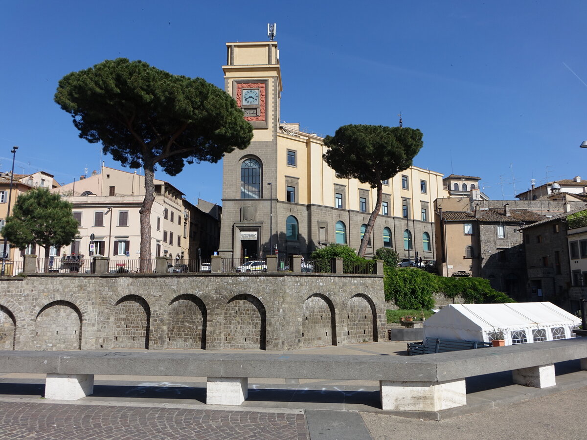 Viterbo, Postgebude an der Piazza Unita de Italia (24.05.2022)