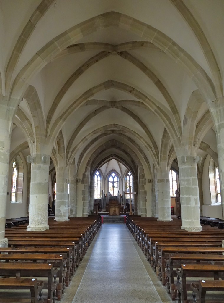 Vittel, Innenraum der St. Remy Kirche (25.10.2015)