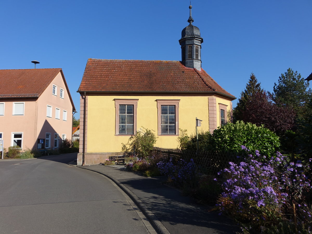 Vgnitz, kath. Kapelle St. Anna, erbaut 1806 (14.10.2018)