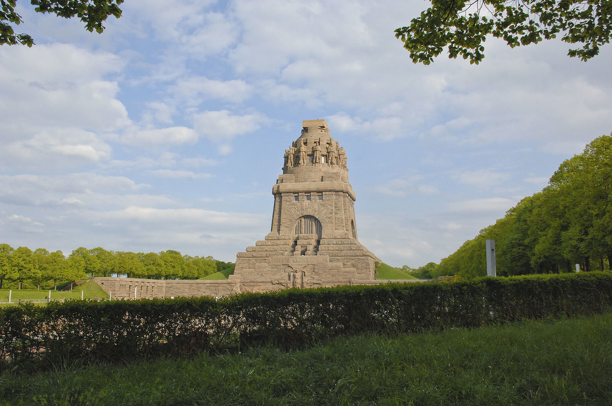 Vlkerschlachtdenkmal in Leipzig. Aufnahme: 29. April 2017.