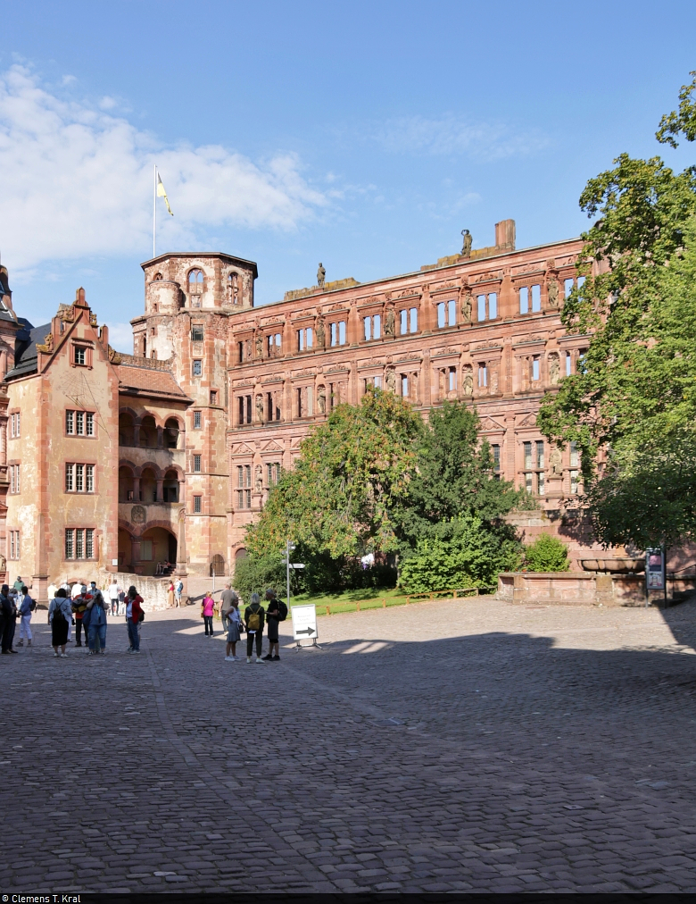 Vom Ottheinrichsbau des Heidelberger Schlosses ist grtenteils nur noch die Fassade brig. Im unteren Teil befindet sich das Deutsche Apotheken-Museum.

🕓 22.9.2020 | 15:24 Uhr