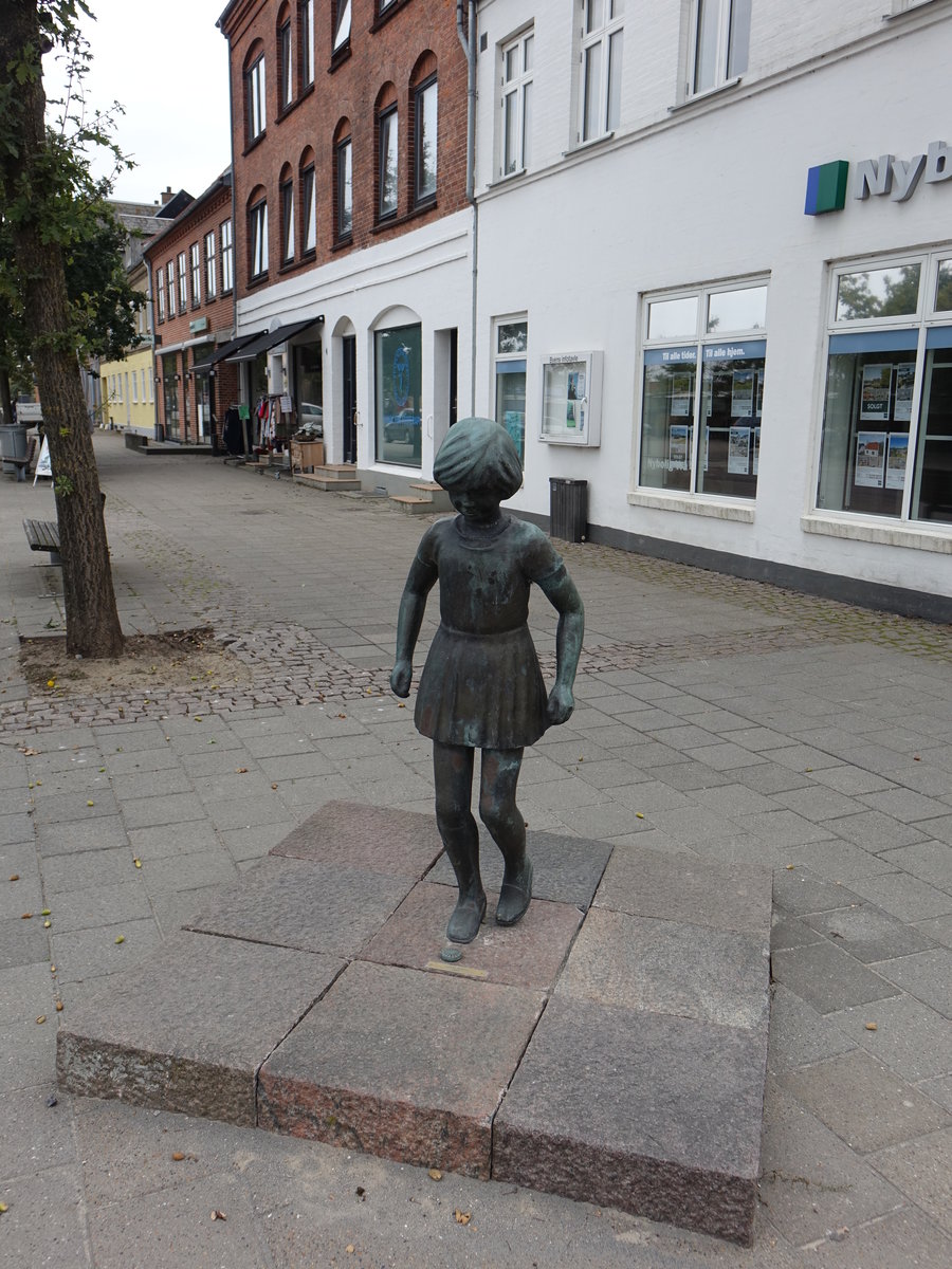 Vra, Skulptur in der Ostergade Strae (23.09.2020)