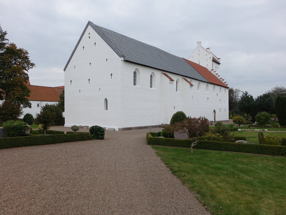 Vrejlev Kloster, ehem. Prmonstratenserklosterkirche, erbaut von 1215 bis 1253 (23.09.2020)