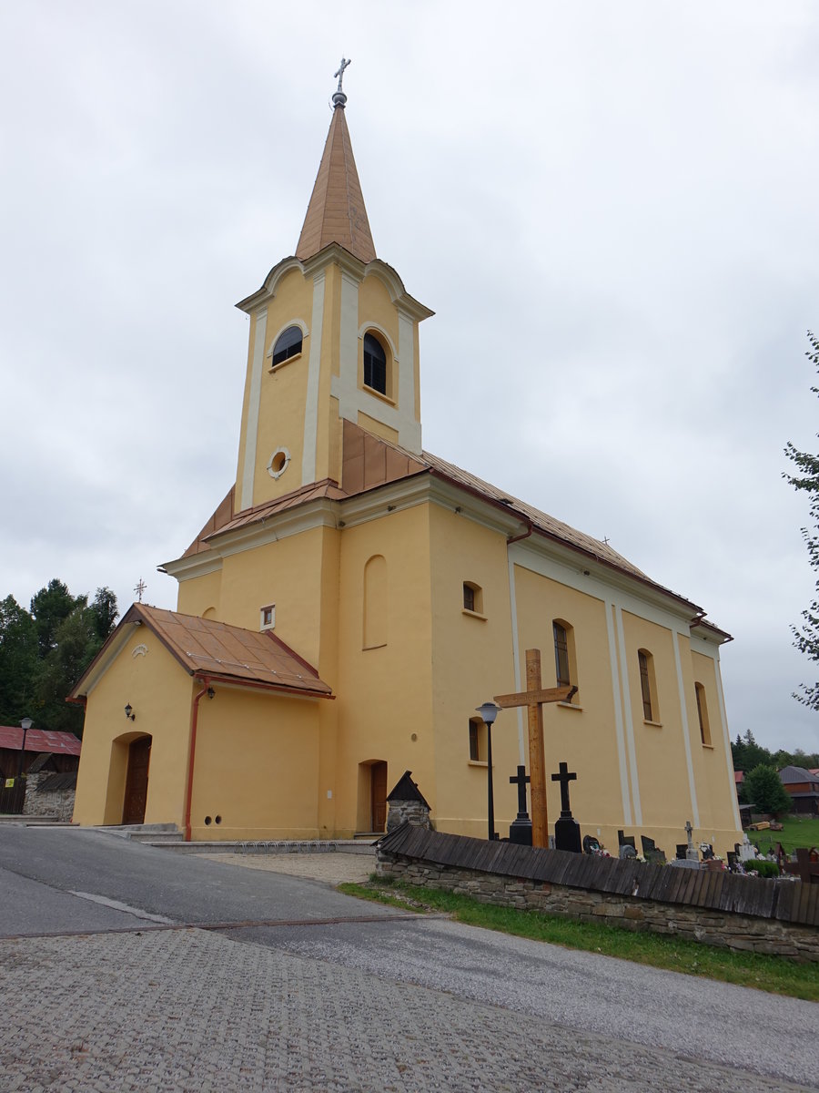 Vyborna / Bierbrunn, Evangelische Kirche, erbaut 1833 (02.09.2020)