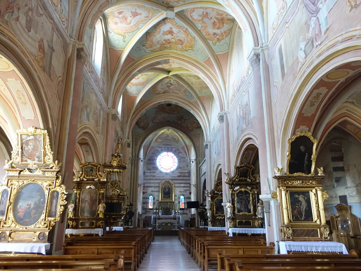 Wachock, Innenraum der Klosterkirche zu Unseren Lieben Frau (18.06.2021)