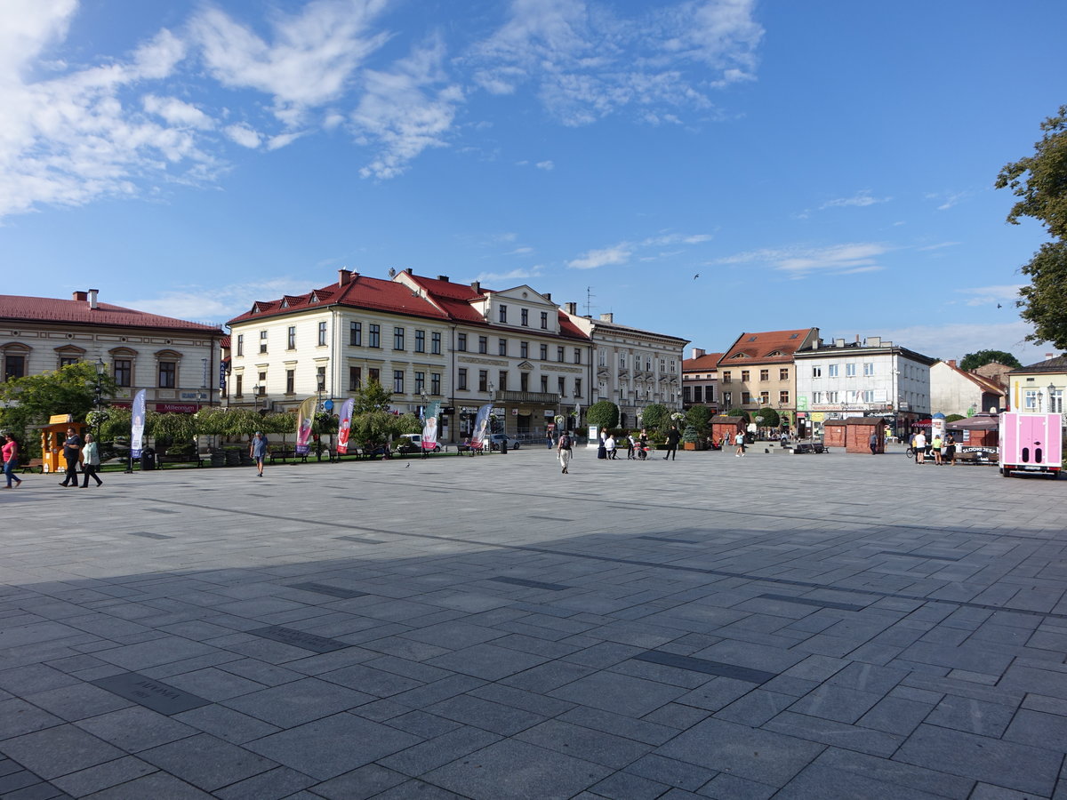 Wadowice / Frauenstadt, Huser am Rynek Platz (05.09.2020)