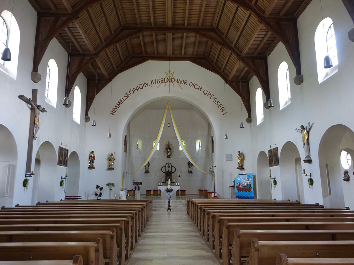 Waffenbrunn, Innenraum der kath. Pfarrkirche Maria Himmelfahrt (03.06.2017)