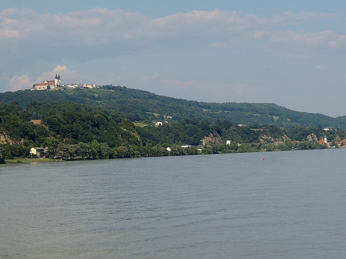 Wahlfahrtsbasilika Maria Taferl liegt oberhalb von Marbach an der Donau im Bezirk Melk; 130830