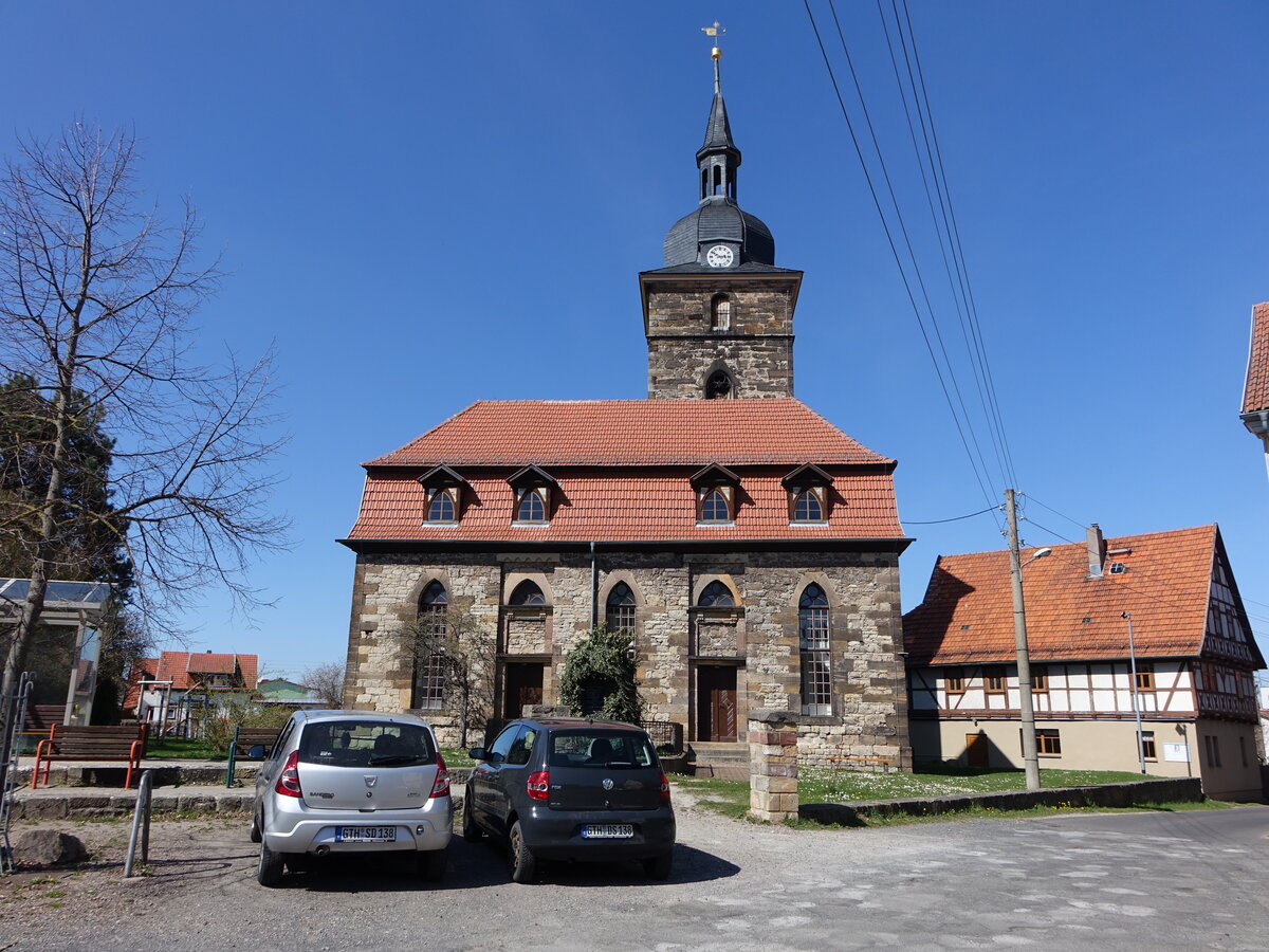 Wahlwinkel, evangelische St. Gothardus Kirche, erbaut 1829 (16.04.2022)