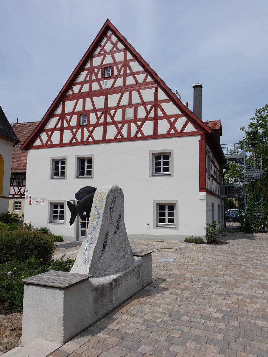 Waischenfeld, Altes Rathaus am Bischof-Nausea-Platz (19.05.2018)