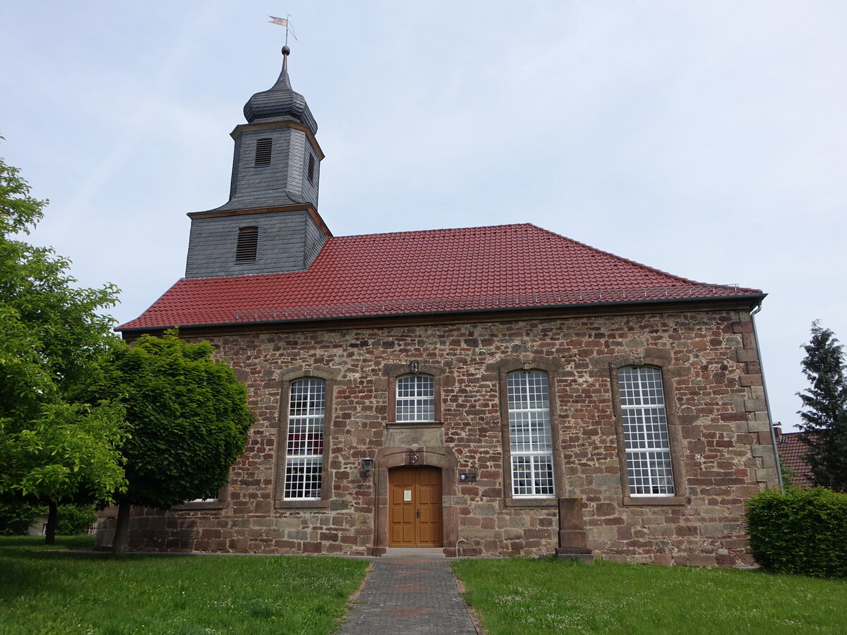 Walburg, evangelische Kirche, erbaut 1773 durch den Landesbaumeister J. Jussow (04.06.2022)