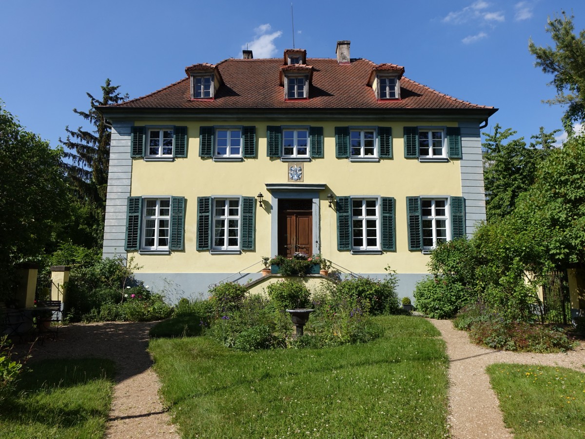 Wald am See, Schloss erbaut 1730 durch den markgrflichen Hofbaumeister Friedrich Karl von Zocha (04.06.2015)