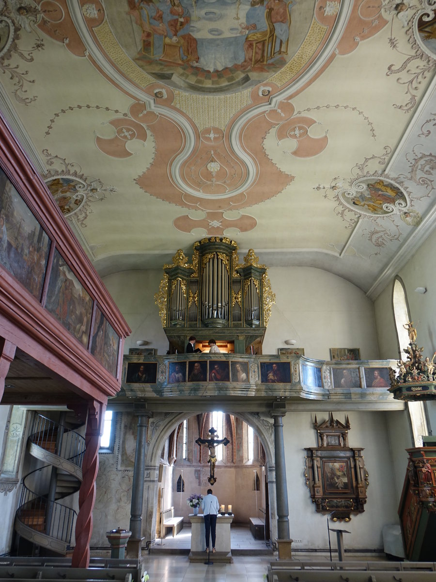 Waldbach, barocke Ausstattung in der St. Kilian Kirche (29.04.2018)