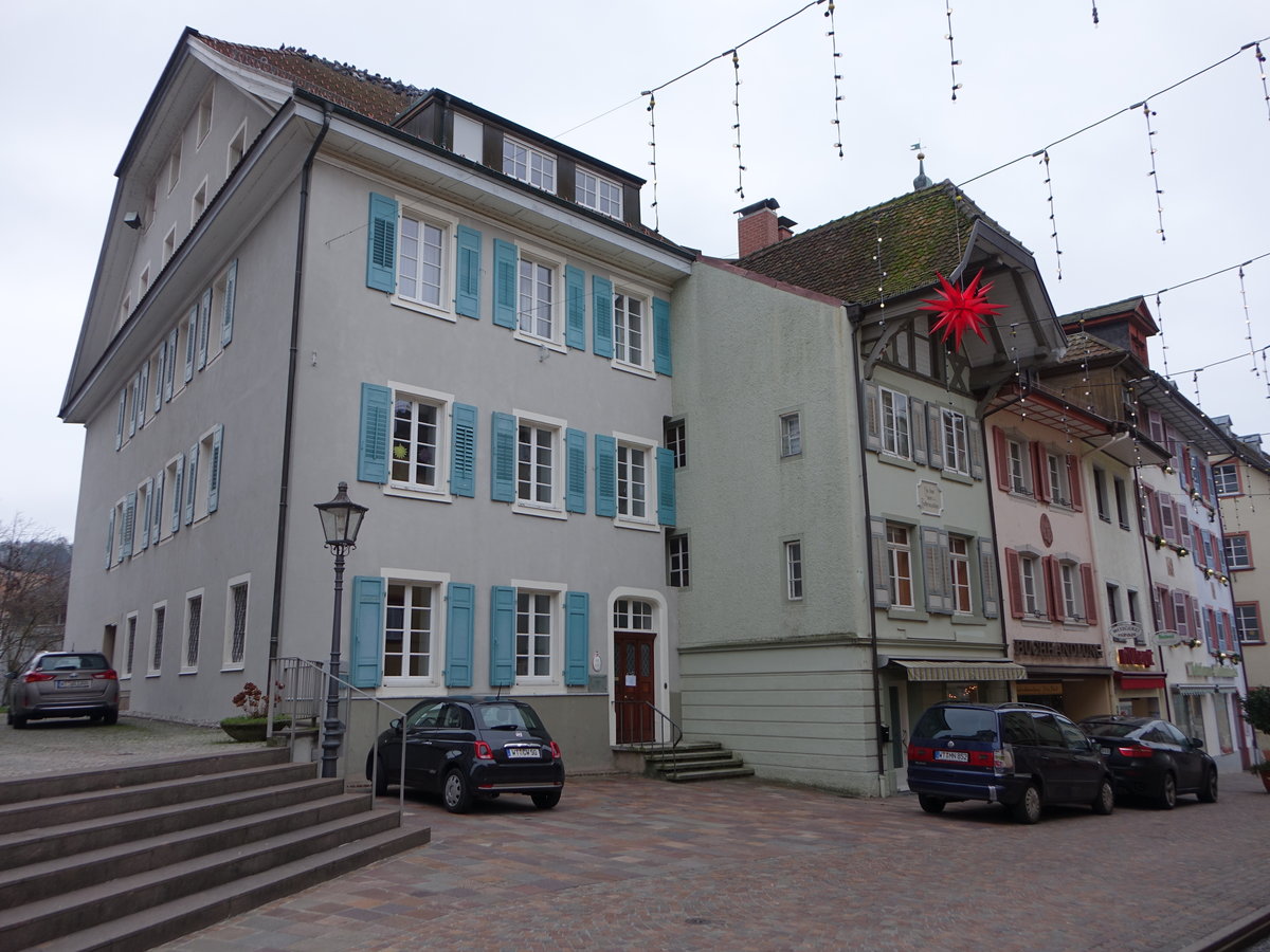 Waldshut, Huser in der Marienstrae in der Altstadt (30.12.2018)