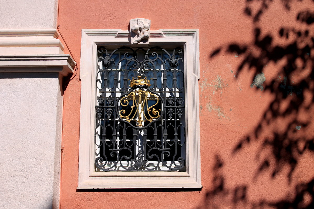 Wallfahrtskirche Birnau am Bodensee, Detail - aufgenommen am 10.06.16