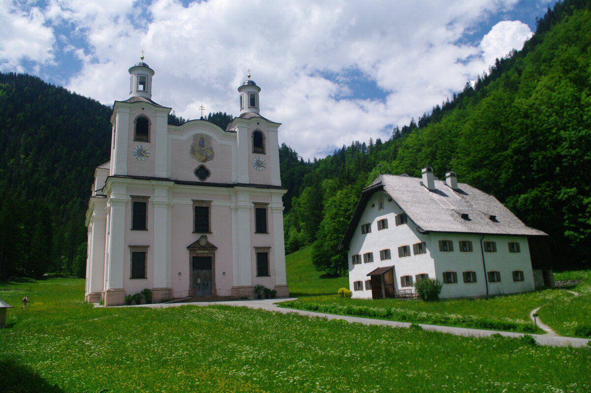 Wallfahrtskirche Maria Kirchenthal, erbaut bis 1701 durch den Grazer Architekten Johann Bernhard Fischer (08.06.2013)