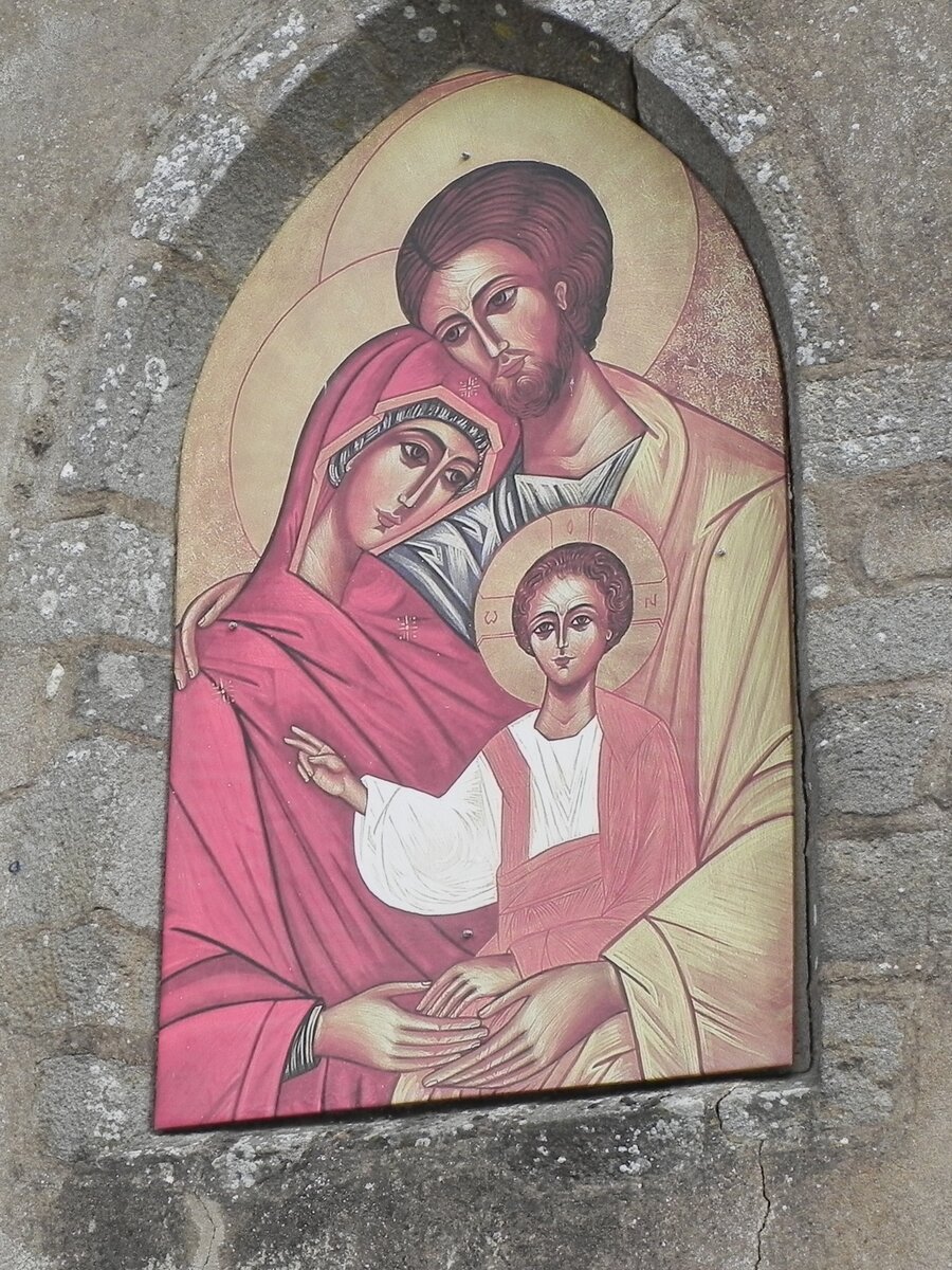 Wandbild an der Kirche Saint Philbert.
Die Abtei Noirmoutier war ein Kloster der Benediktiner auf der Insel Noirmoutier, das 676 von Philibert von Jumiges gegrndet wurde. Wikipedia.
Die Einverstndniserklrung der erkennbaren Personen wird nachgereicht.