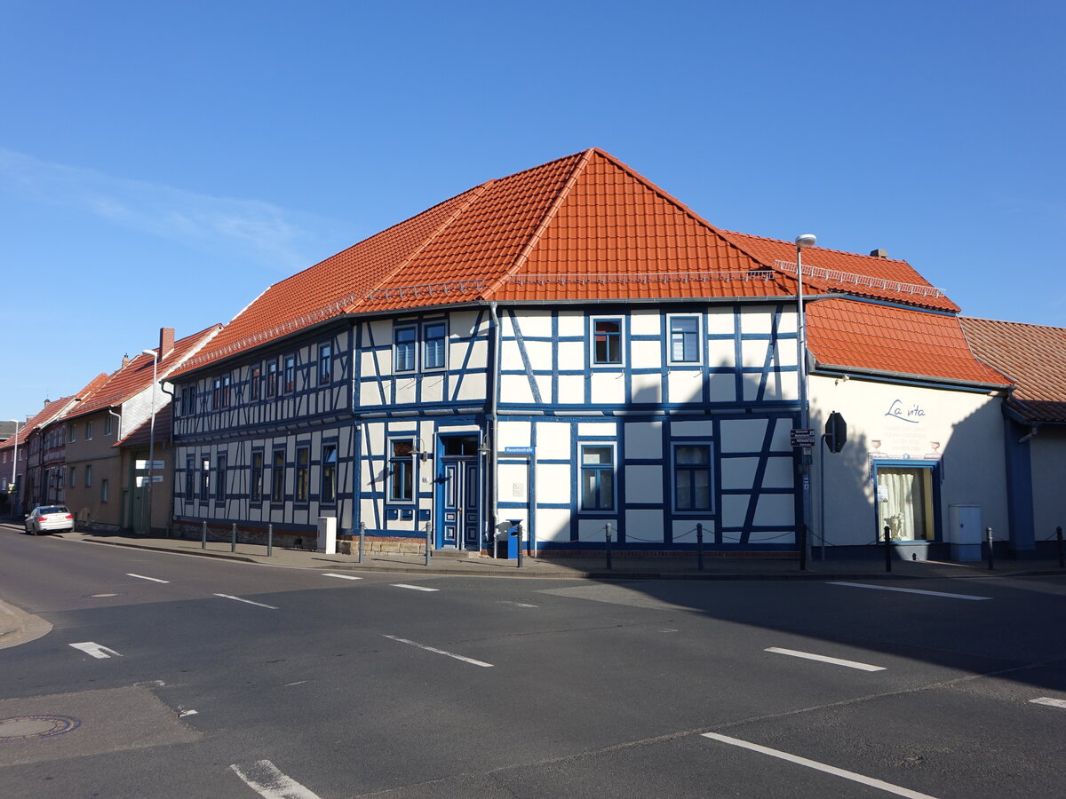 Wandersleben, ehemaliger Gasthof zum Lwen in der Menantestrae (16.04.2022)