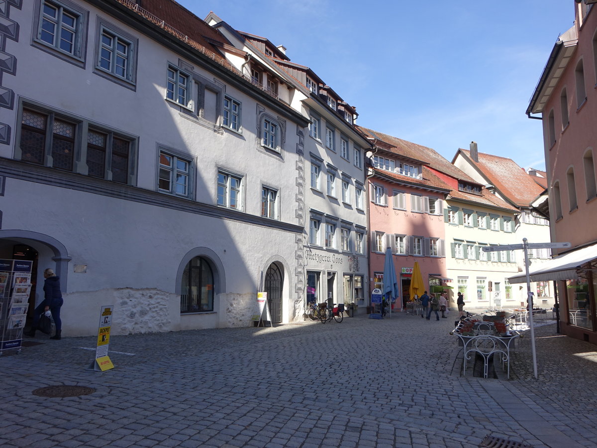 Wangen im Allgu, historische Gebude in der Spitalstrae (20.02.2021)