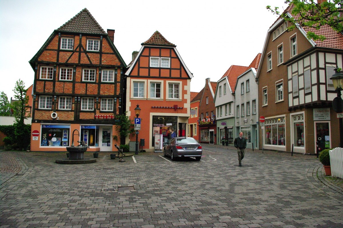 Warendorf, Fachwerkhuser am Heumarkt (13.05.2010)