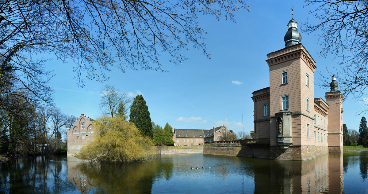 Wasserschlo Gracht Westseite - in Erftstadt-Liblar - 26.03.2016