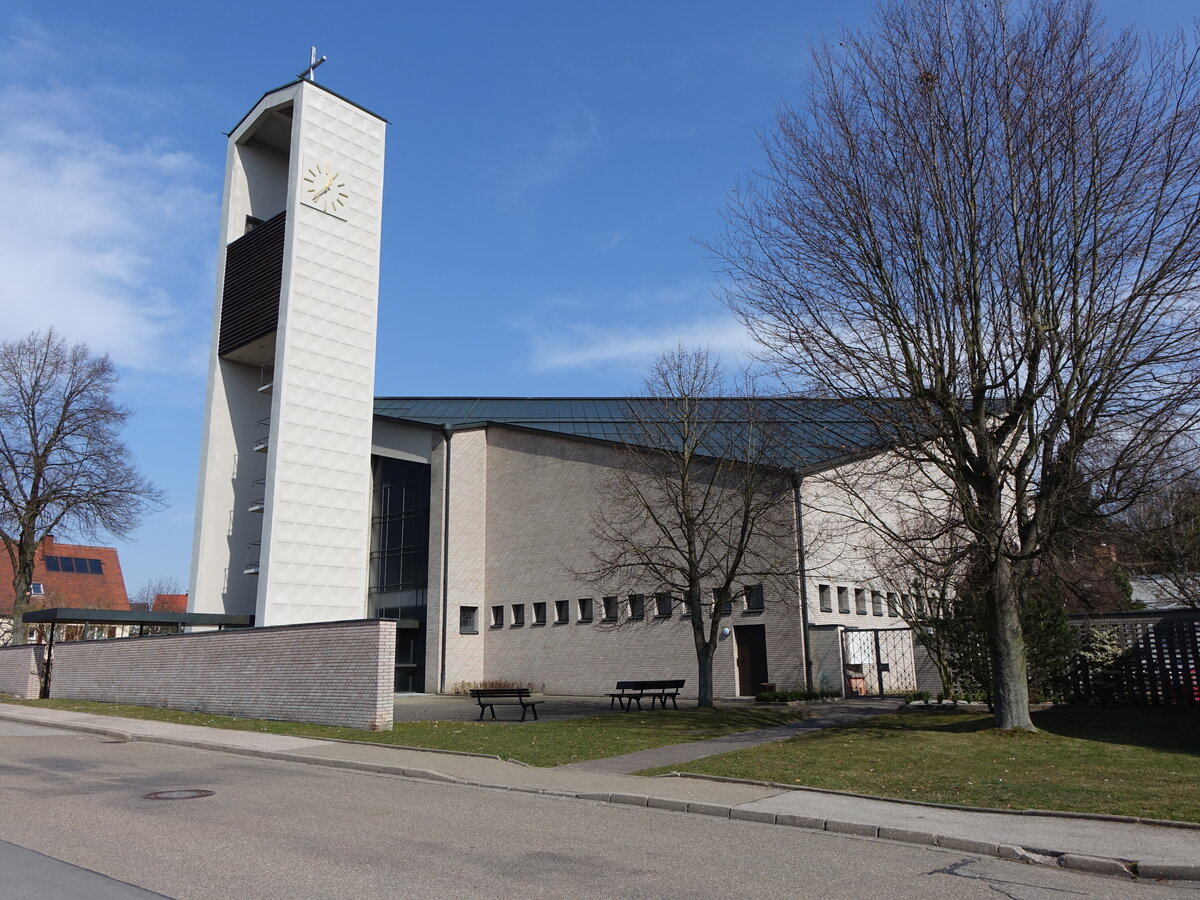 Wassertrdingen, Pfarrkirche Hl. Geist in der Rosenstrae (18.03.2015)