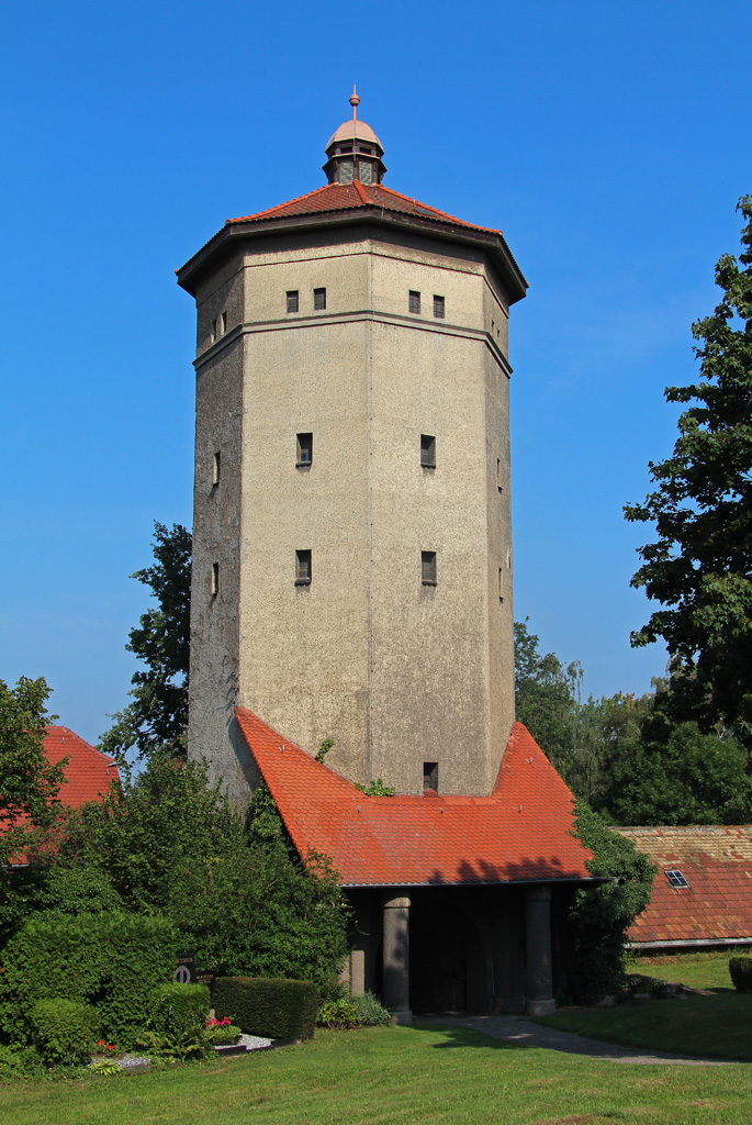 Wasserturm Beucha im August 2014