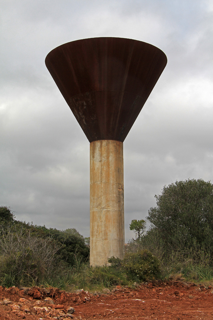 Wasserturm in Cala Magrana(Mallorca)im April 2015