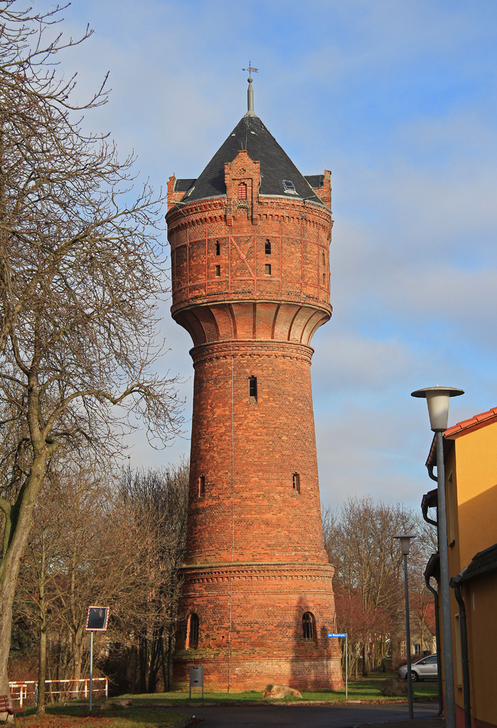 Wasserturm in Frose im Dezember 2014