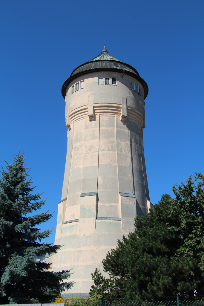 Wasserturm Leipzig-Wahren im August 2013