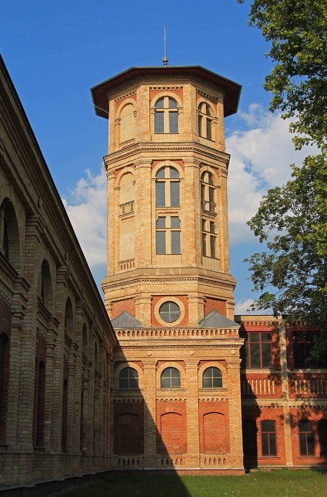 Wasserturm  Pfnnerhhe  in Halle/Saale im August 2015