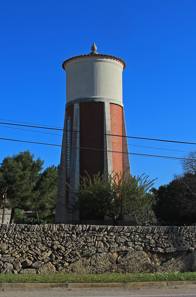 Wasserturm in Platja de Palma(Mallorca)im April 2015