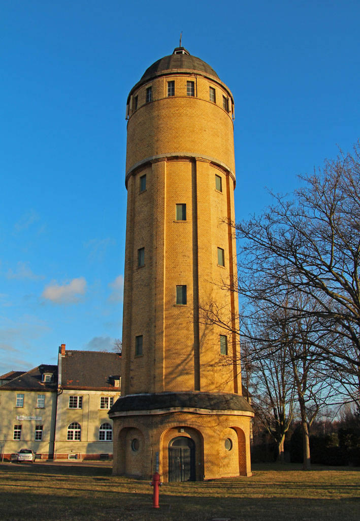 Wasserturm Rötha im Februar 2014