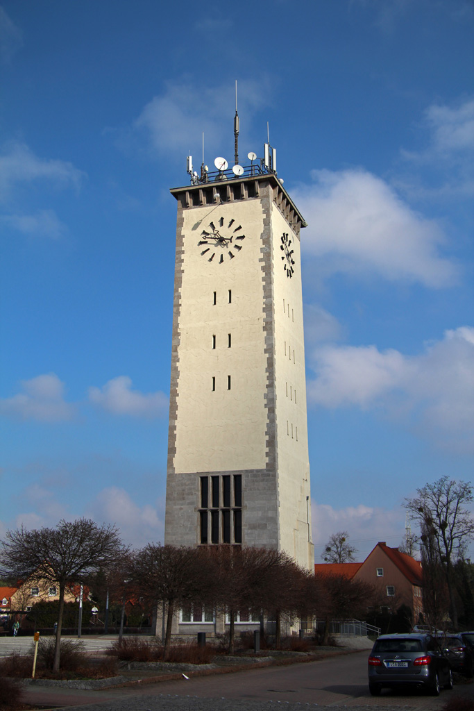 Wasserturm Schwarzheide im März 2017
