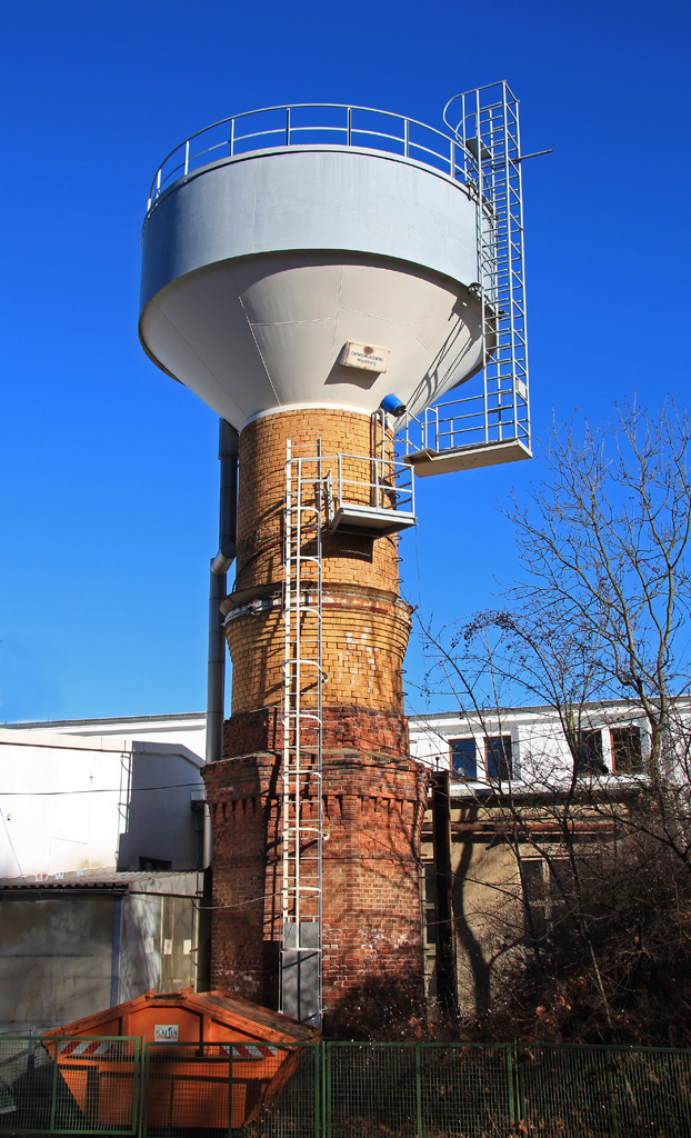 Wasserturm Vogtlandmbel Plauen im November 2015