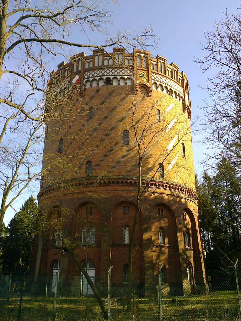 Wasserturm  Wasserkunst Lbeck  im Mrz 2014