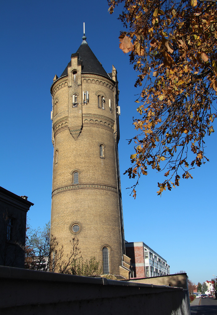 Wasserturm Zwenkau im November 2013