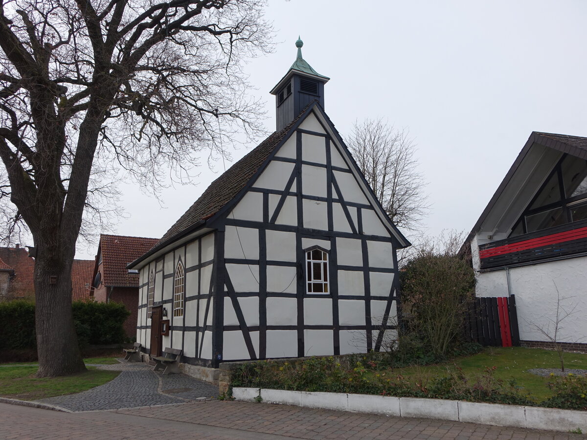 Weetzen, alte Kapelle, erbaut 1730 (24.03.2026)