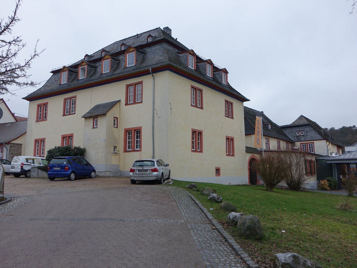 Wehen, Schloss, erbaut ab 1330, heute Taunussteiner Museum (29.01.2022)