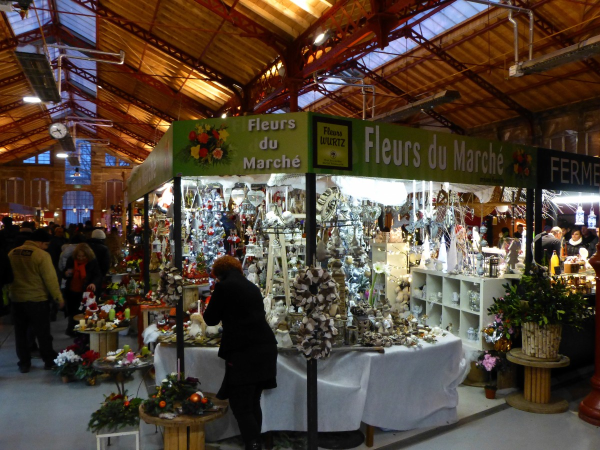 Weihnachtsmärkte im Elsass - Colmar - die Markthallen - 14.12.2013