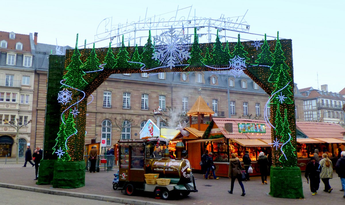 Weihnachtsmrkte im Elsass - Straburg, Kleber Platz - 13.12.2013