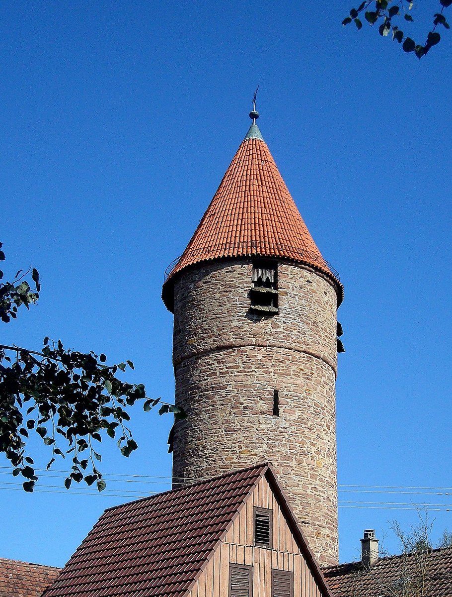 Weil der Stadt, Stadtturm, Teil der ehemaligen Stadtbefestigung, Okt.2010