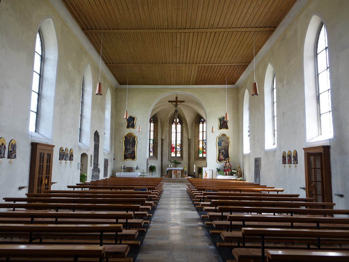 Weiterdingen, Innenraum der Pfarrkirche St. Mauritius (25.05.2017)