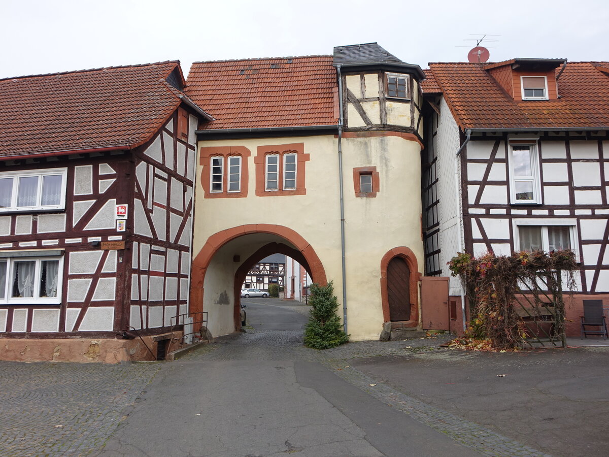 Wenings, Burgtor von 1535 in der Burgstrae (30.10.2021)