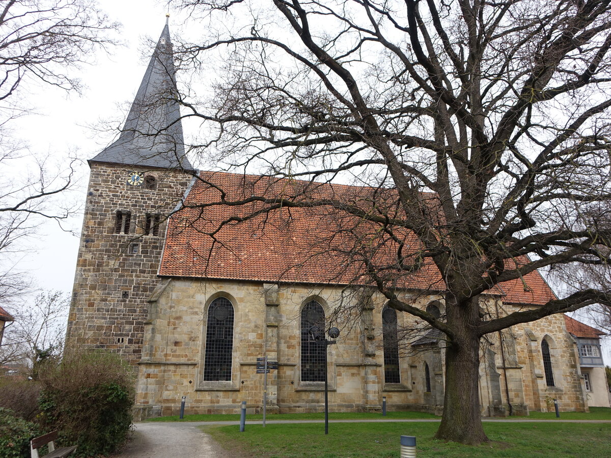 Wennigsen, Klosterkirche, erbaut im 12. Jahrhundert, erweitert im 15. Jahrhundert (24.03.2026)