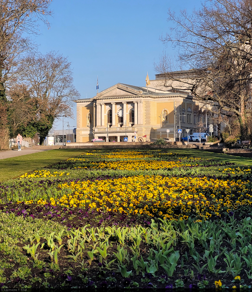 Wenn's in Halle (Saale) Fr�hling wird: Fr�hbl�her vor dem Opernhaus am Juliot-Curie-Platz.

🕓 21.3.2025 | 8:13 Uhr