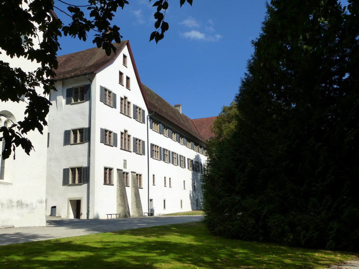 Wettingen, Teil der ehemaligen Klostergebäude, die Abtei bestand von 1227-1841, heute Kantonsschule, Sept.2015