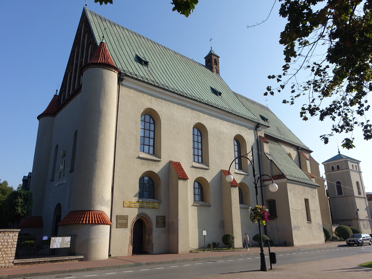 Wielun, Fronleichnamskirche, erbaut im 14. Jahrhundert (15.09.2021)